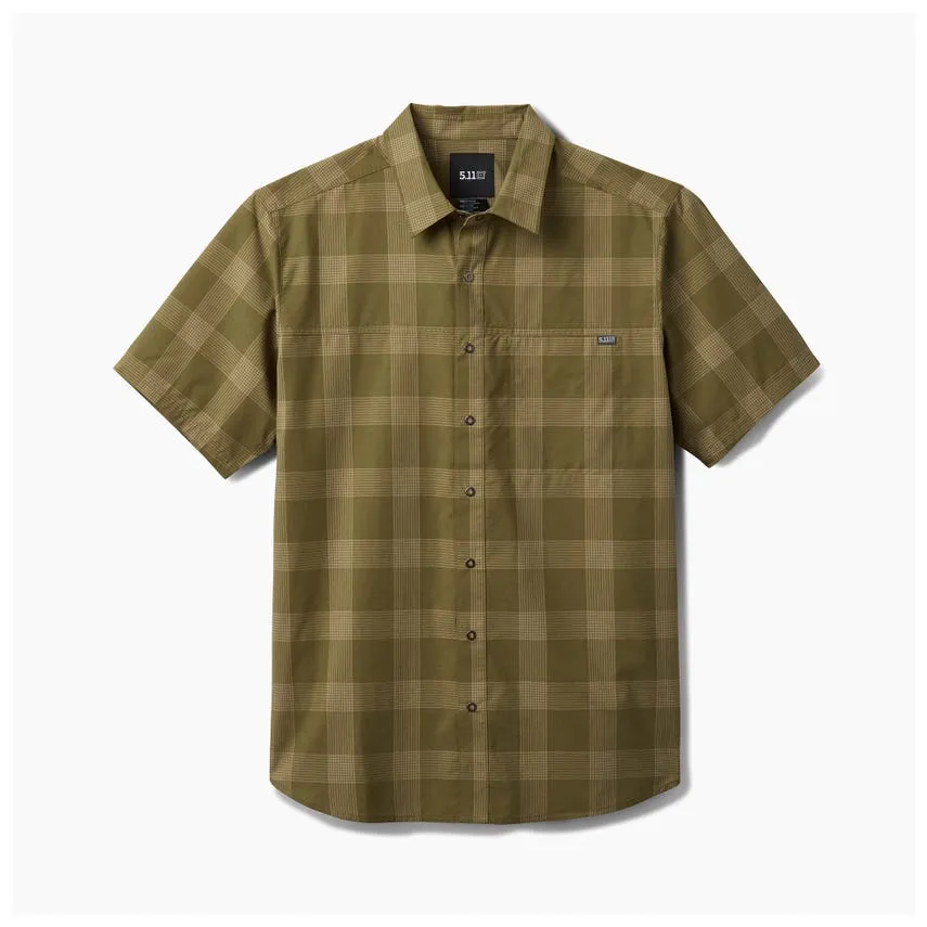 5.11 WYATT SHORT SLEEVE PLAID SHIRT