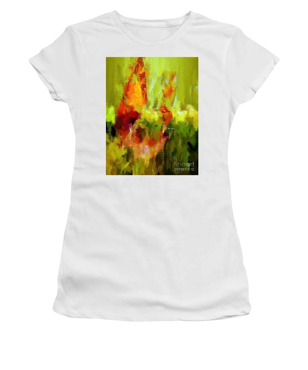 Abstract 1909 L - Women's T-Shirt (Athletic Fit)