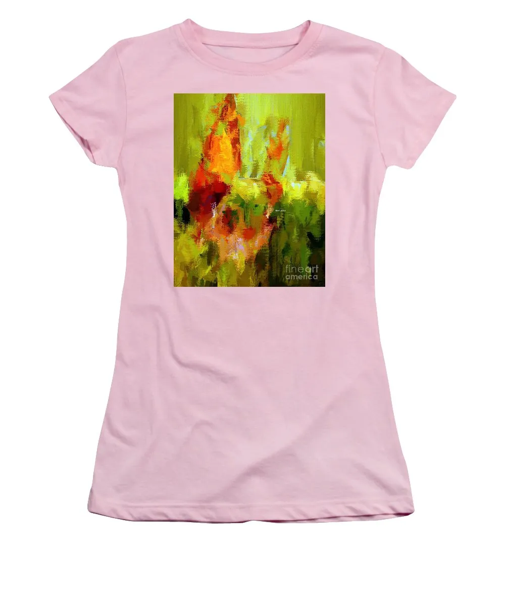 Abstract 1909 L - Women's T-Shirt (Athletic Fit)