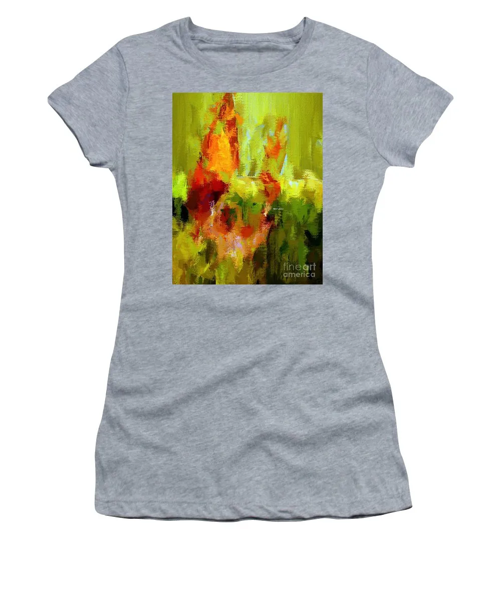 Abstract 1909 L - Women's T-Shirt (Athletic Fit)