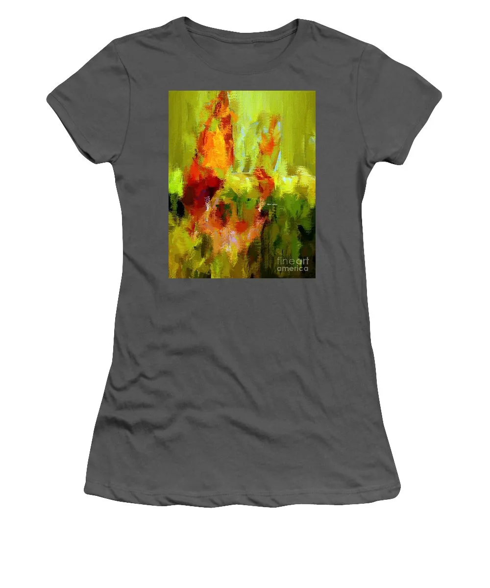 Abstract 1909 L - Women's T-Shirt (Athletic Fit)