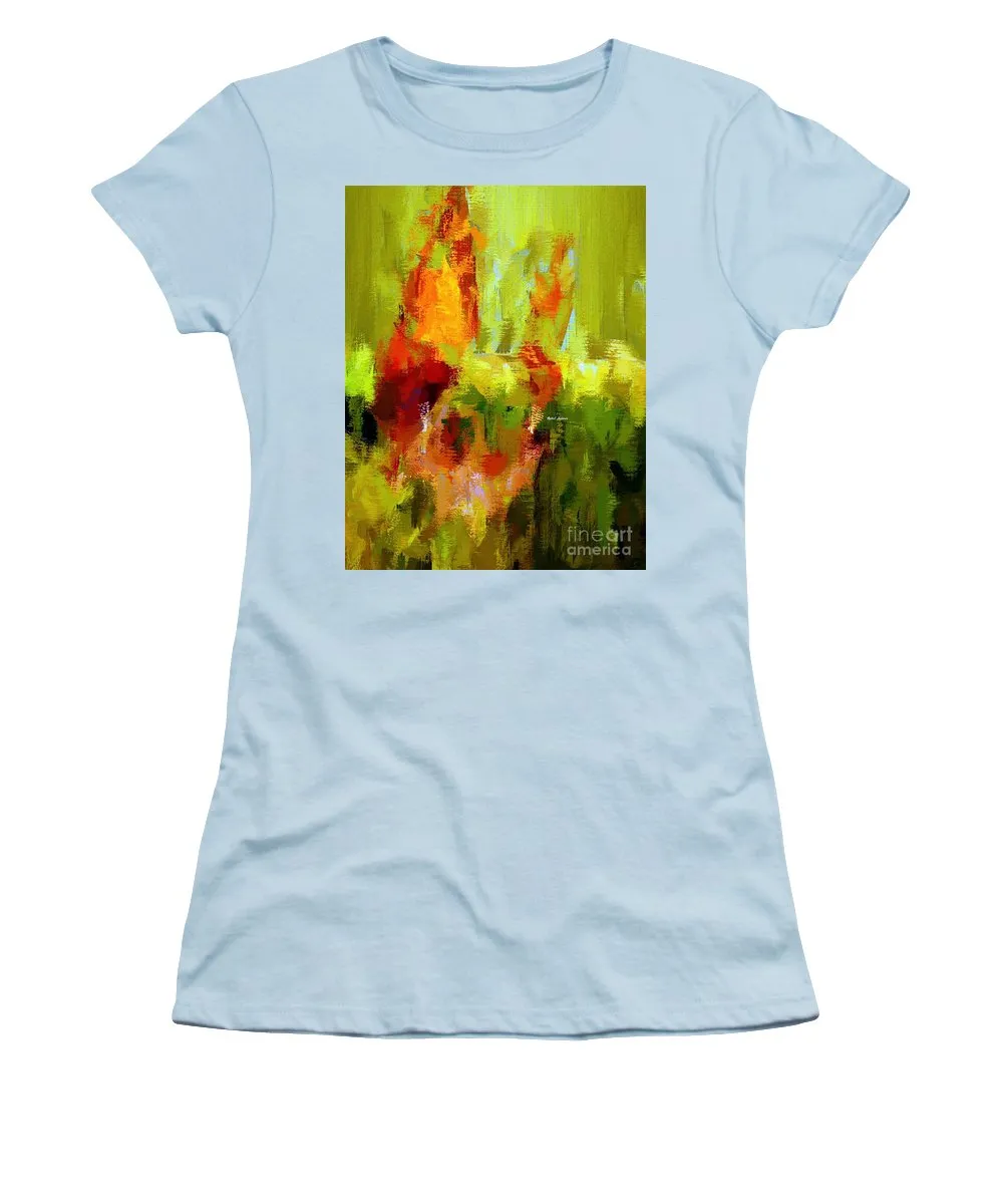 Abstract 1909 L - Women's T-Shirt (Athletic Fit)
