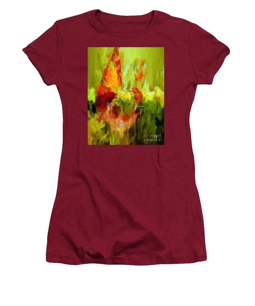 Abstract 1909 L - Women's T-Shirt (Athletic Fit)