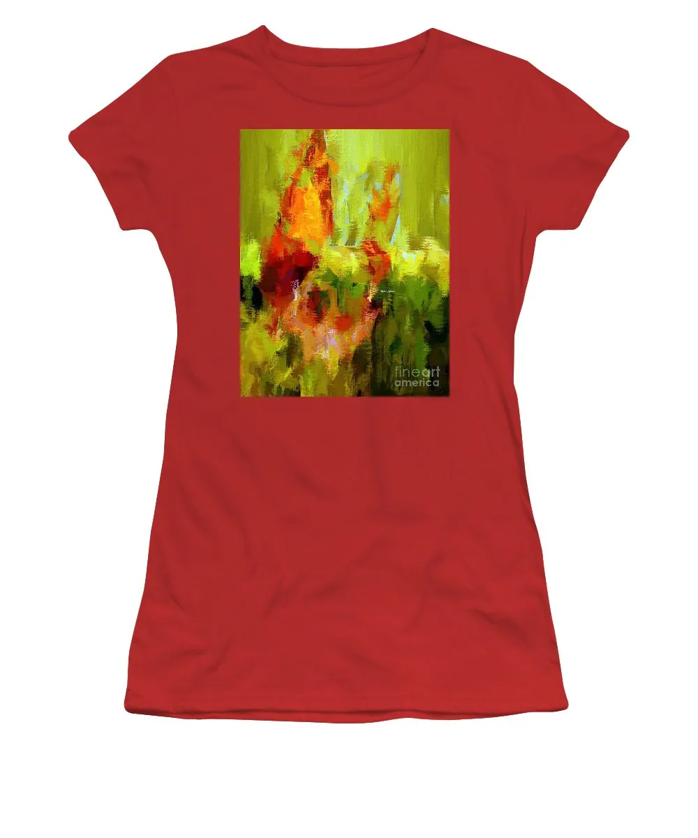 Abstract 1909 L - Women's T-Shirt (Athletic Fit)