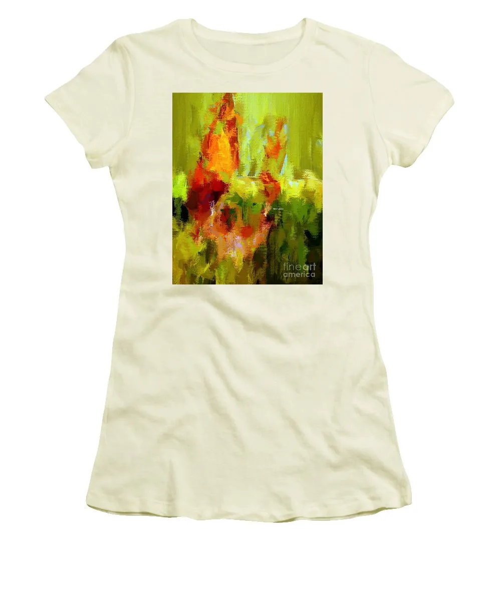 Abstract 1909 L - Women's T-Shirt (Athletic Fit)