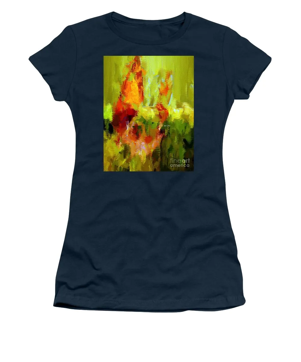 Abstract 1909 L - Women's T-Shirt (Athletic Fit)
