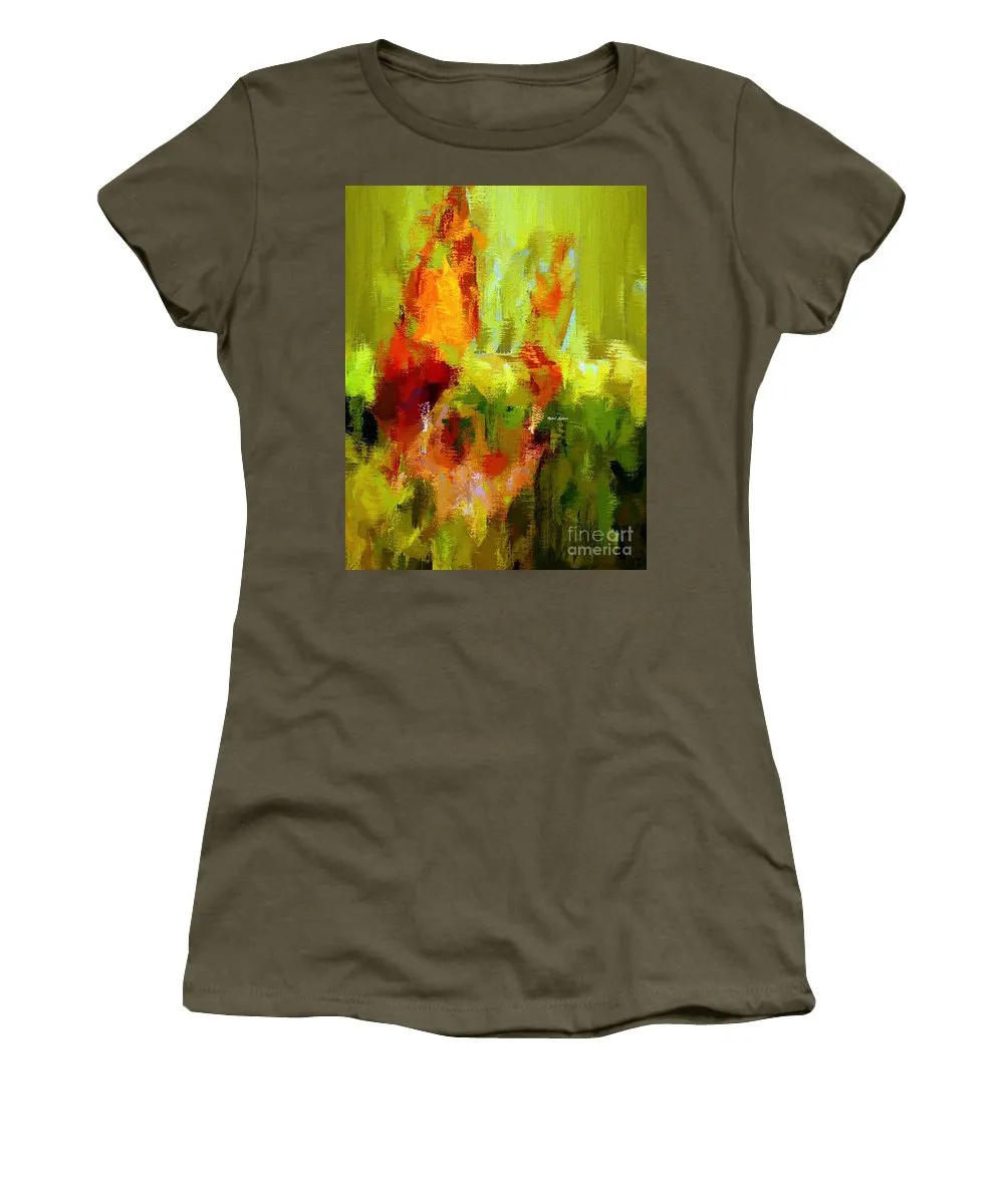 Abstract 1909 L - Women's T-Shirt (Athletic Fit)