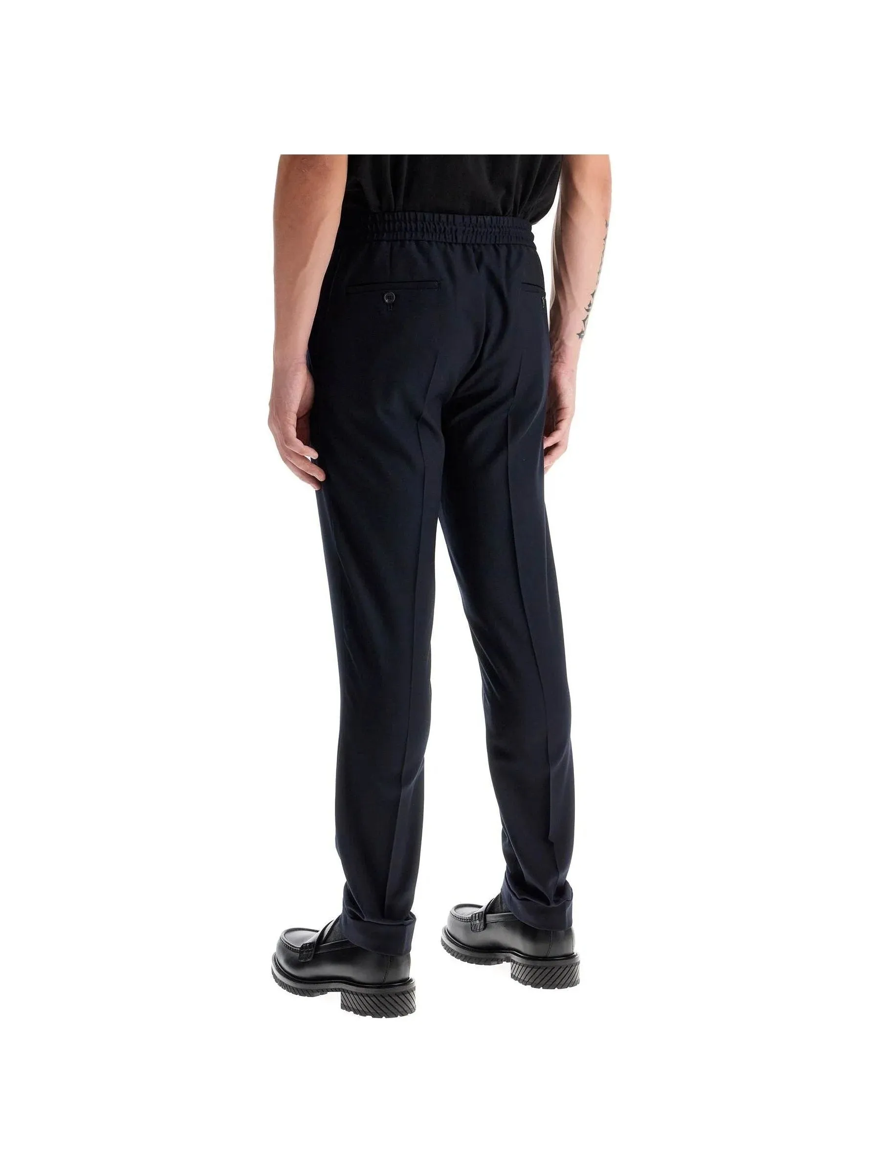 Anti-Wrinkle Wool Trousers