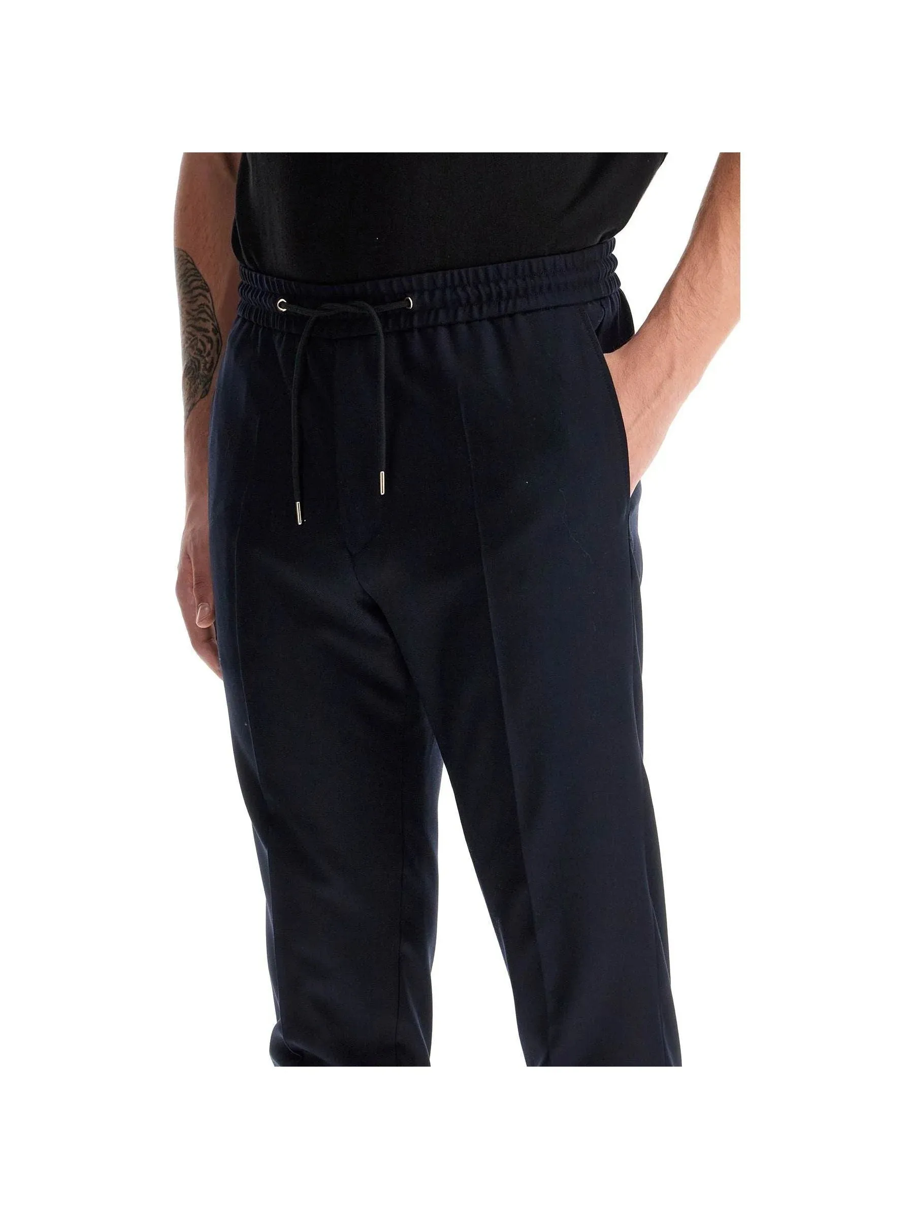 Anti-Wrinkle Wool Trousers