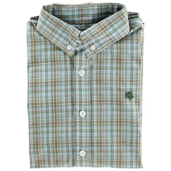 Bailey Boys Roscoe Button Down Shirt -Brownstone