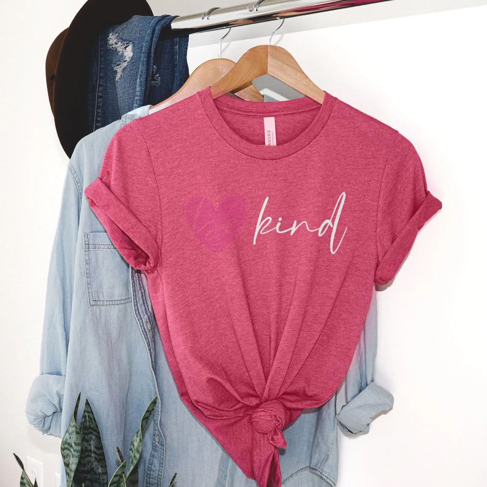 Be Kind Heart Tee Shirts For Women - Christian Shirts for Women - Religious Tee Shirts