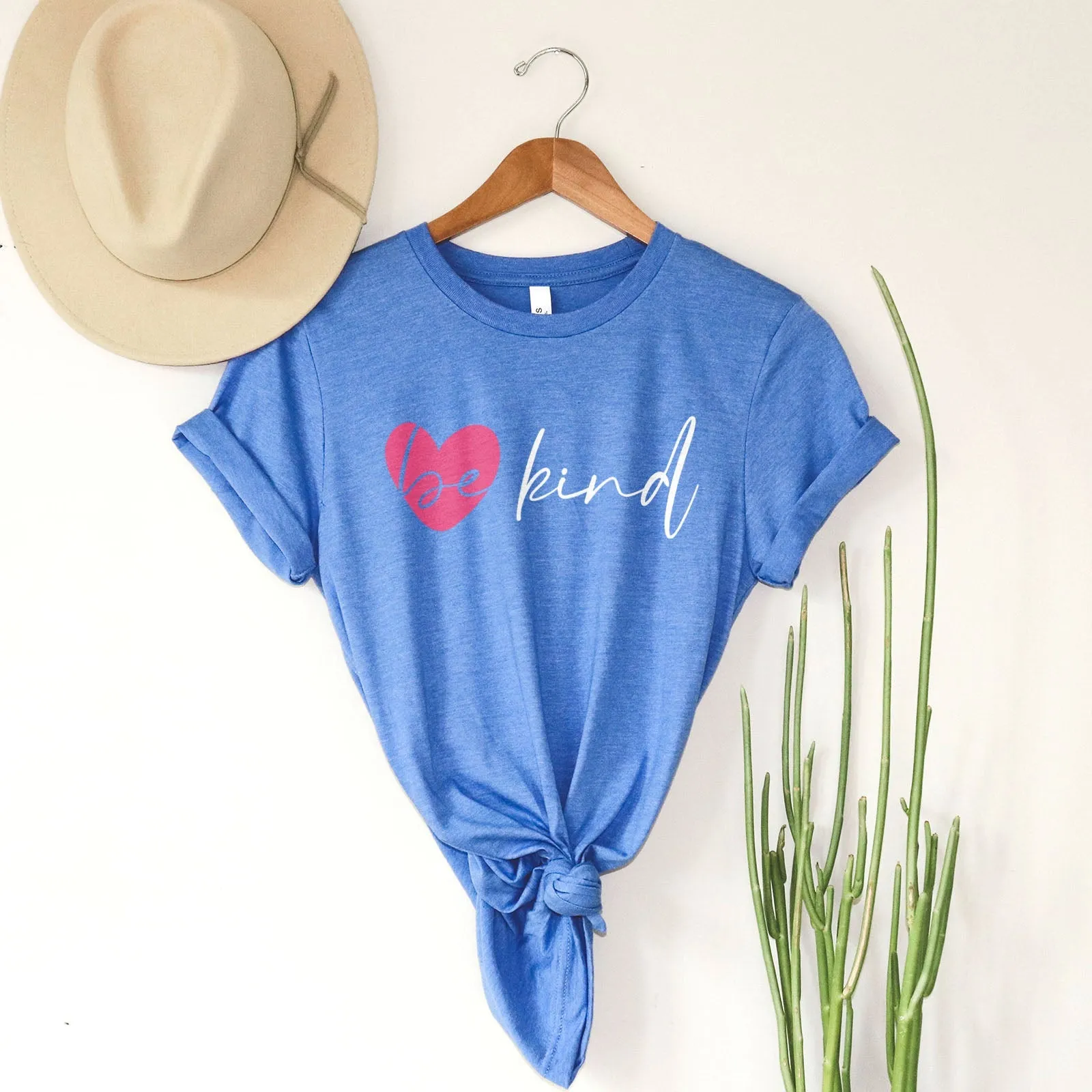 Be Kind Heart Tee Shirts For Women - Christian Shirts for Women - Religious Tee Shirts