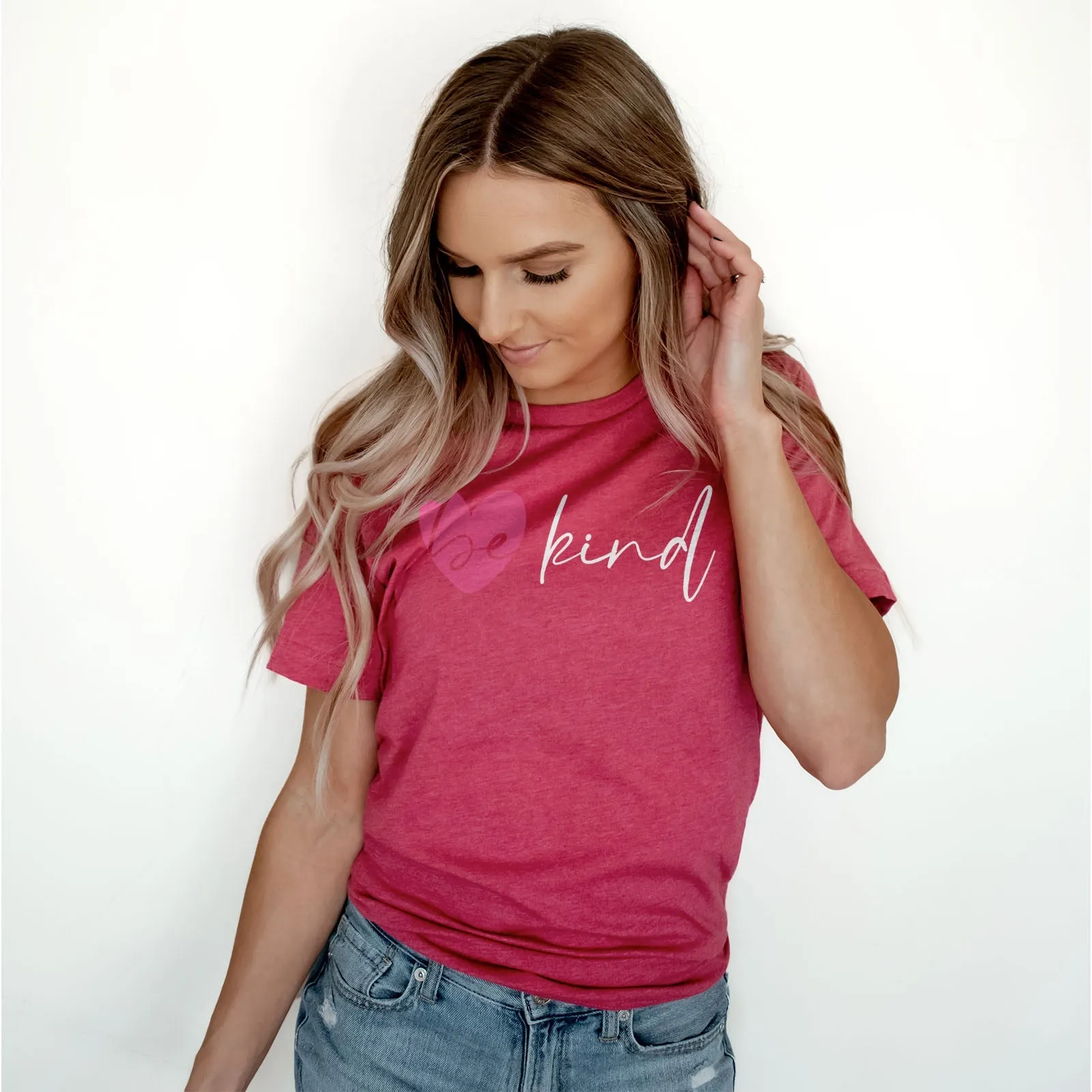 Be Kind Heart Tee Shirts For Women - Christian Shirts for Women - Religious Tee Shirts