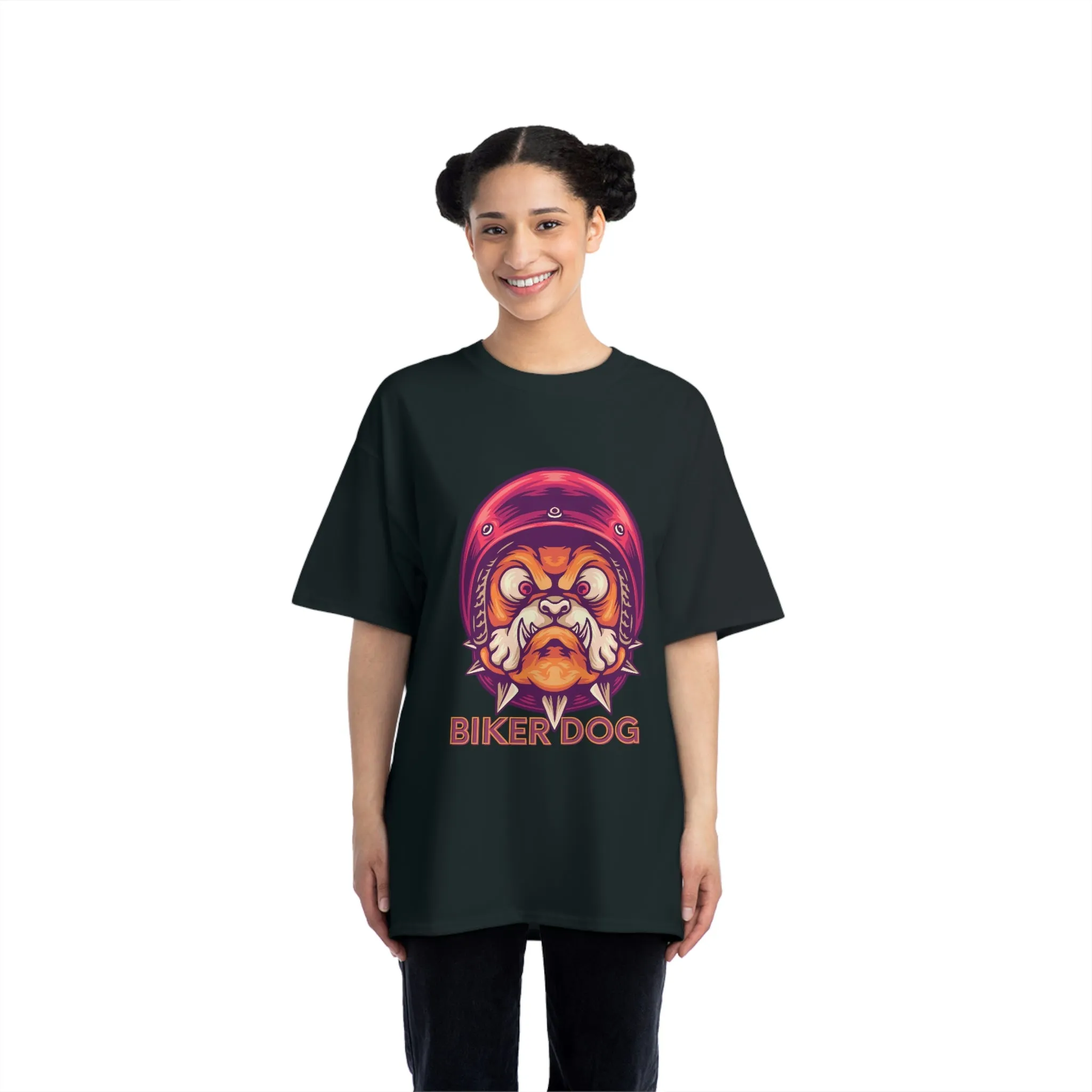 Biker Dog Beefy-T®  Short-Sleeve T-Shirt POD
