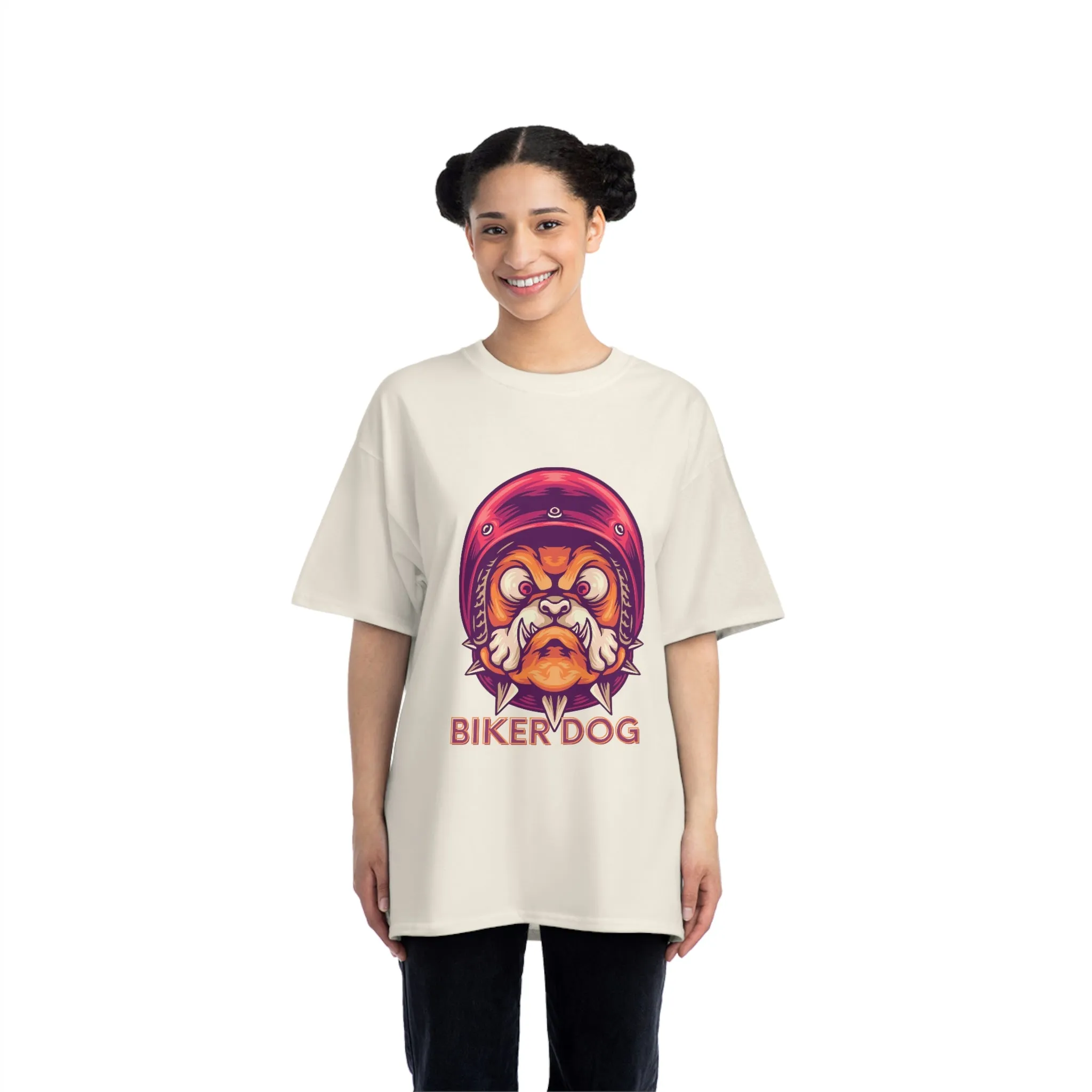 Biker Dog Beefy-T®  Short-Sleeve T-Shirt POD