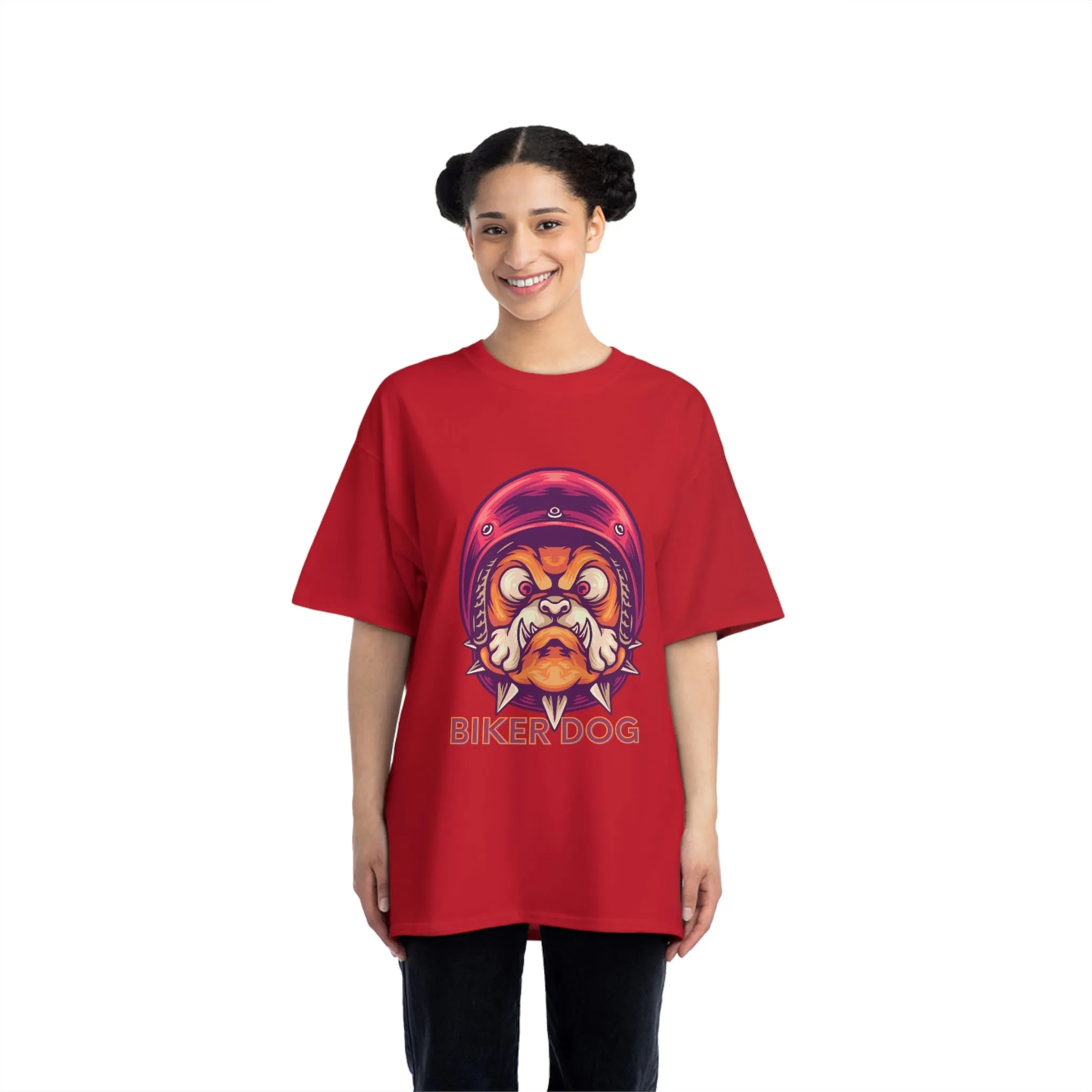 Biker Dog Beefy-T®  Short-Sleeve T-Shirt POD