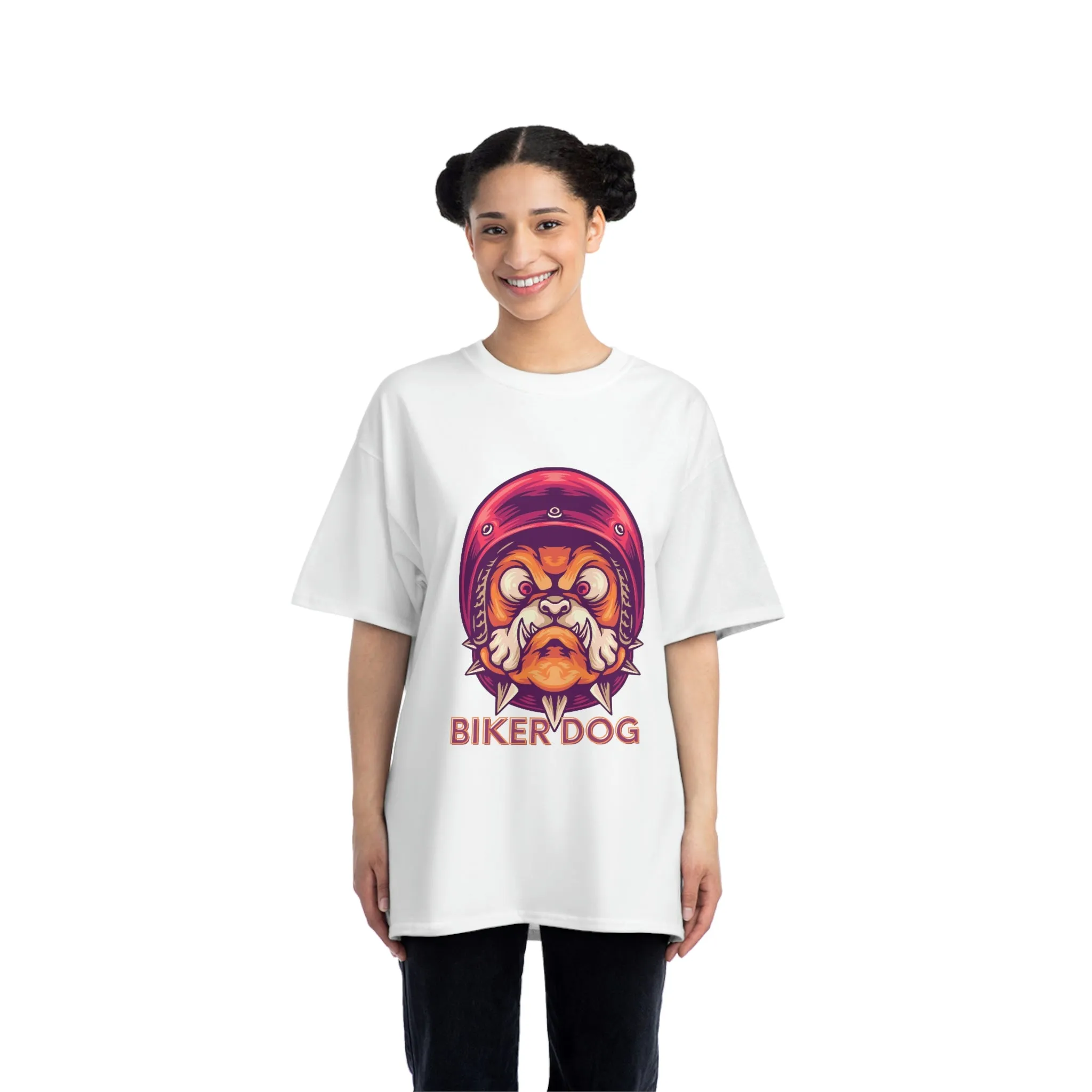 Biker Dog Beefy-T®  Short-Sleeve T-Shirt POD