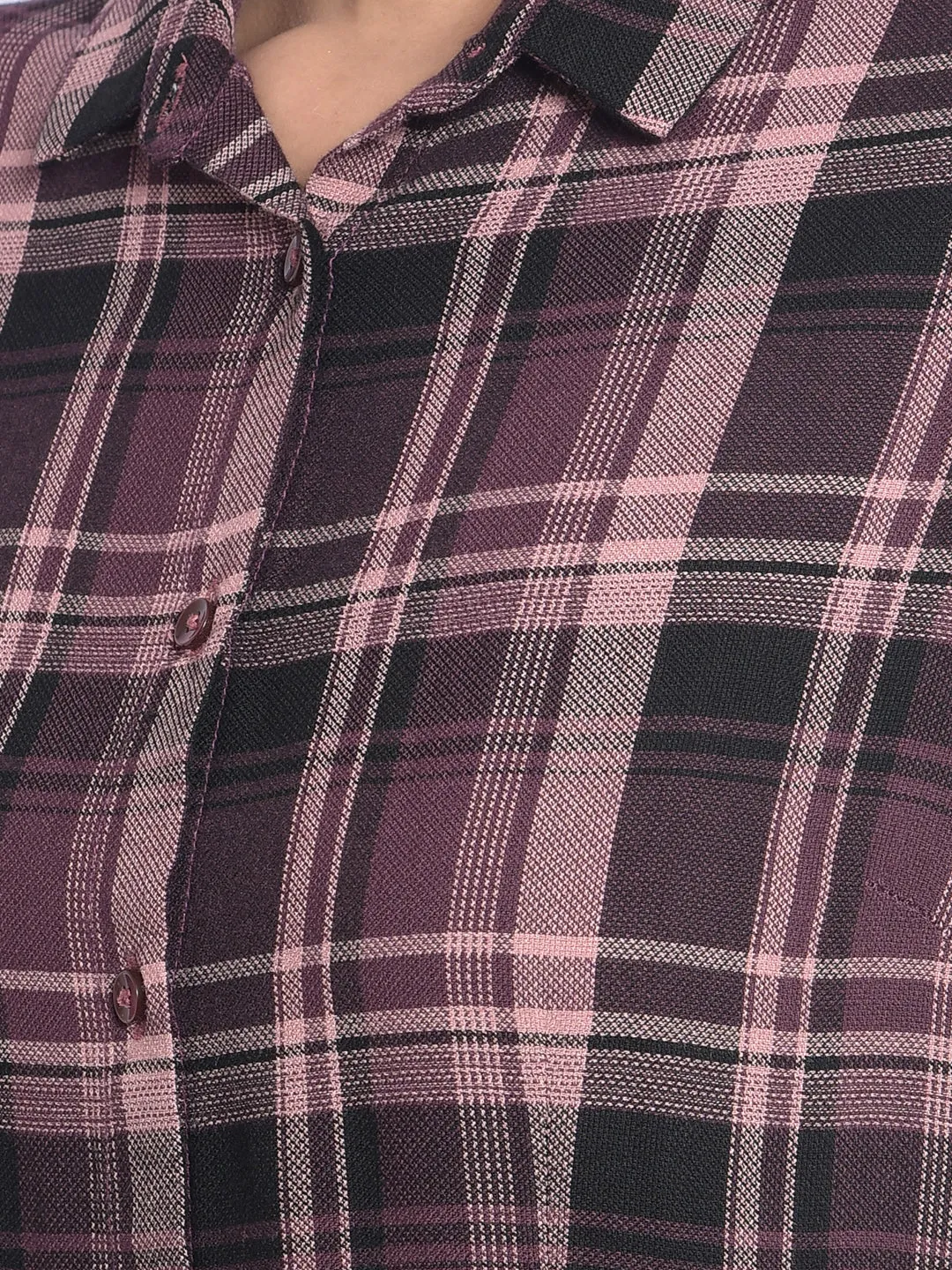 Brown Checked Shirts