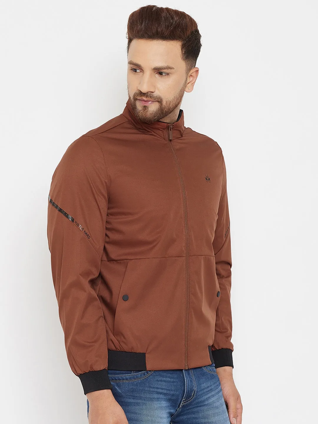 Brown Varsity Jacket