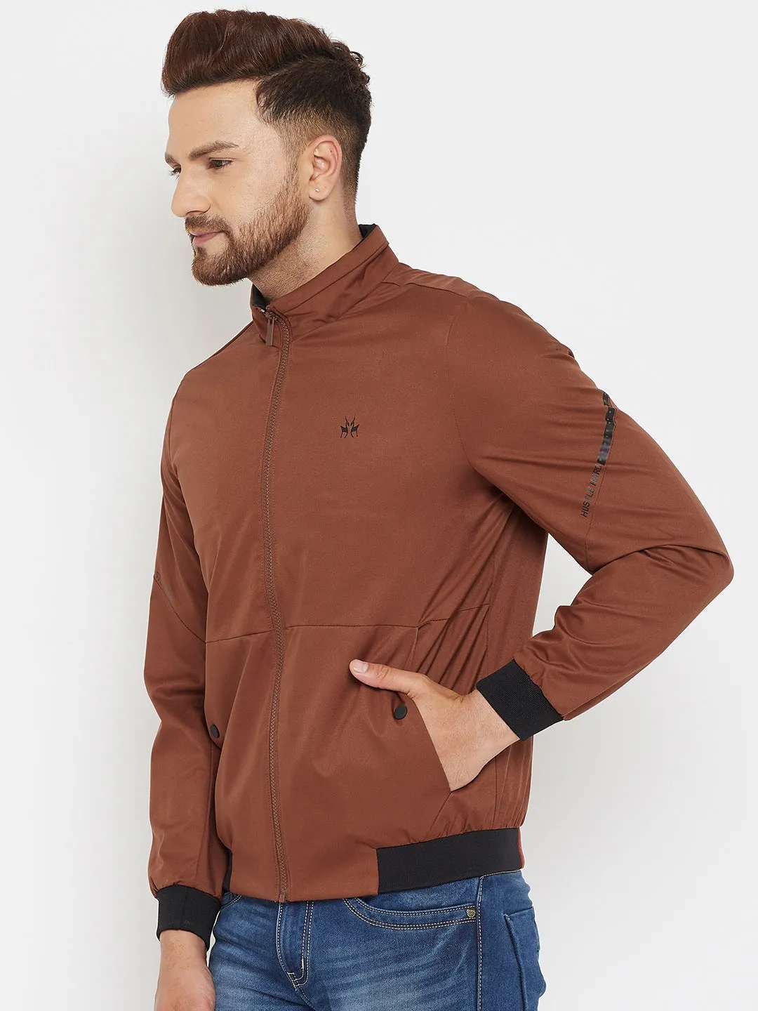 Brown Varsity Jacket