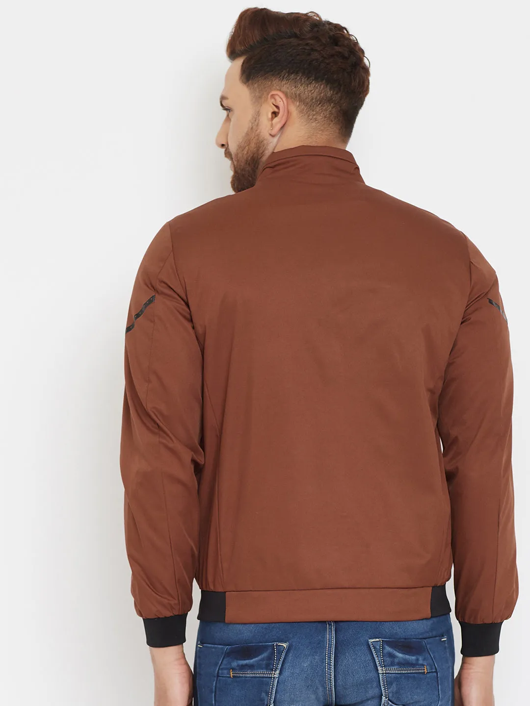 Brown Varsity Jacket