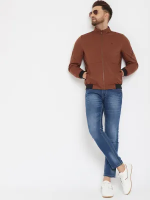Brown Varsity Jacket