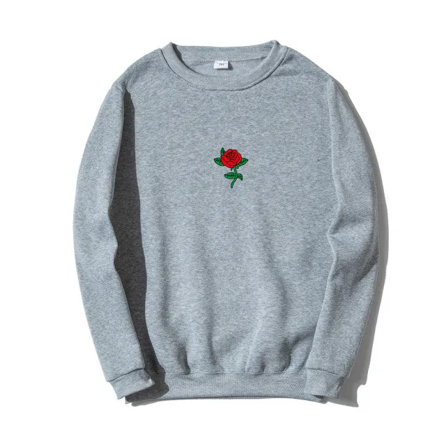 Center Rose Crewneck