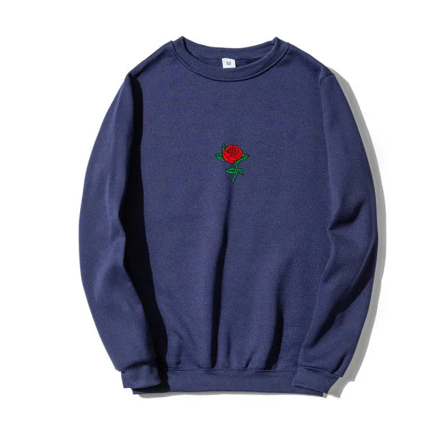 Center Rose Crewneck