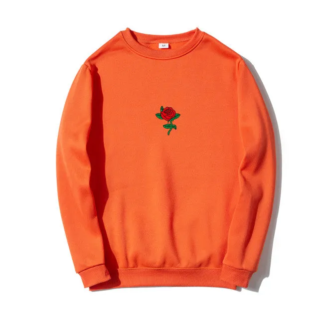 Center Rose Crewneck