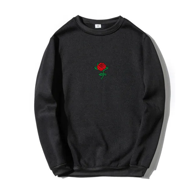 Center Rose Crewneck