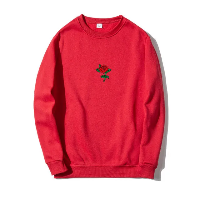 Center Rose Crewneck