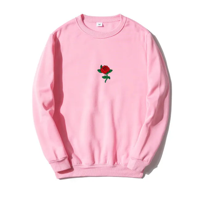Center Rose Crewneck