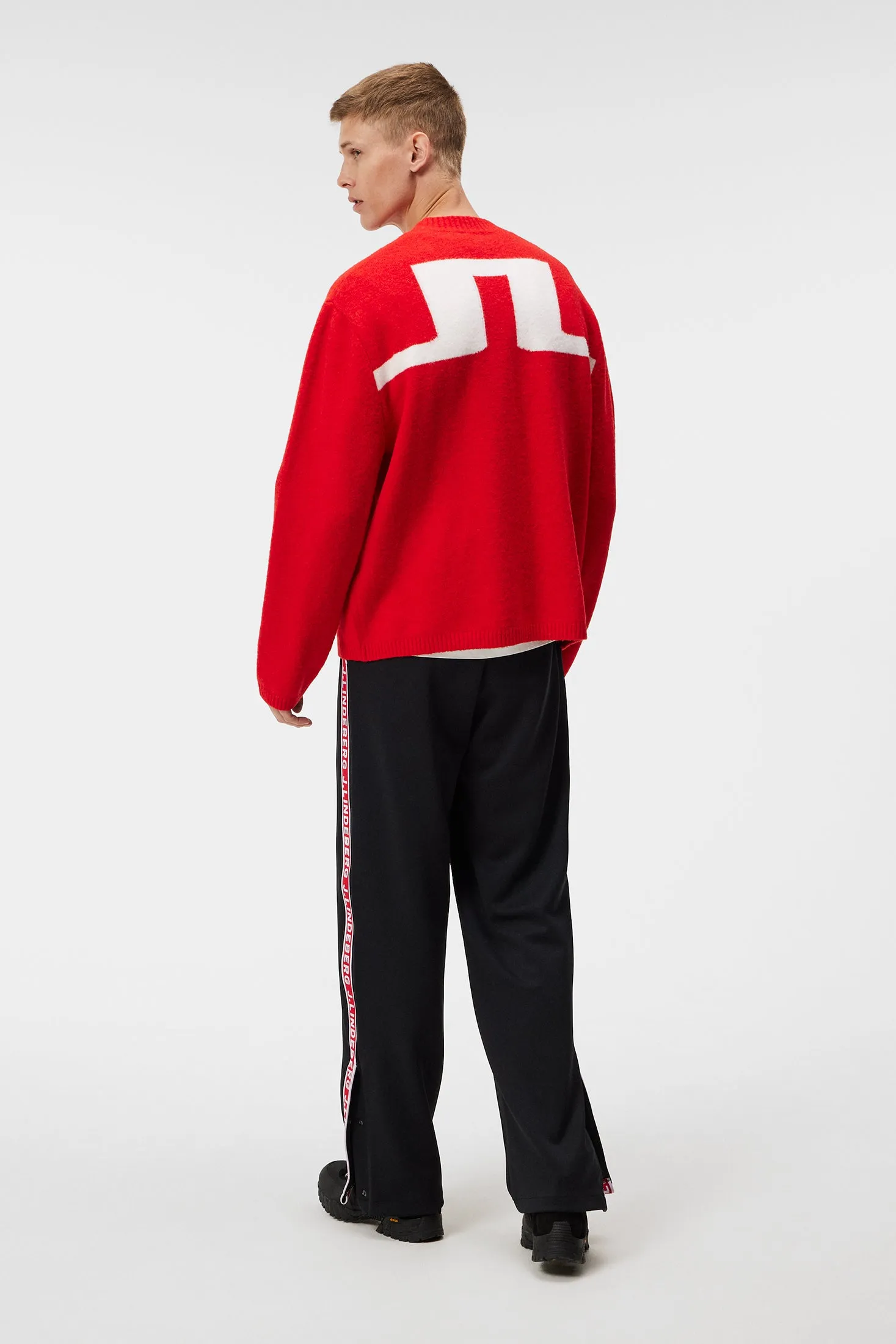 Clarke Knitted Cardigan / Fiery Red