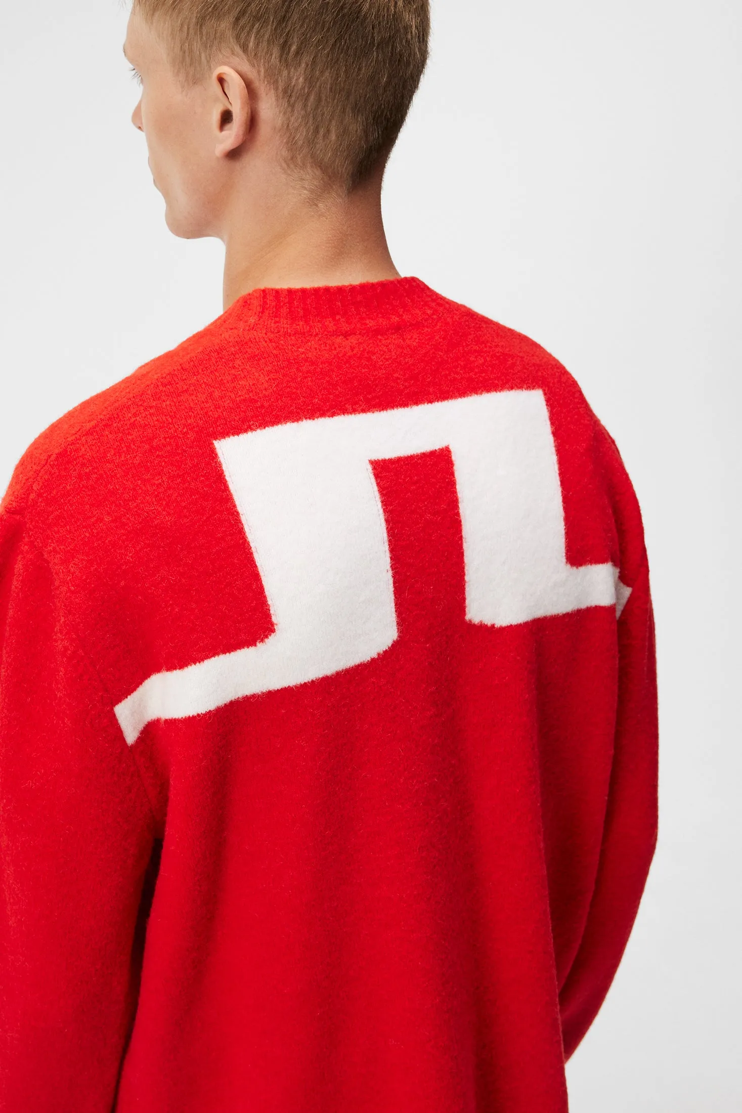 Clarke Knitted Cardigan / Fiery Red