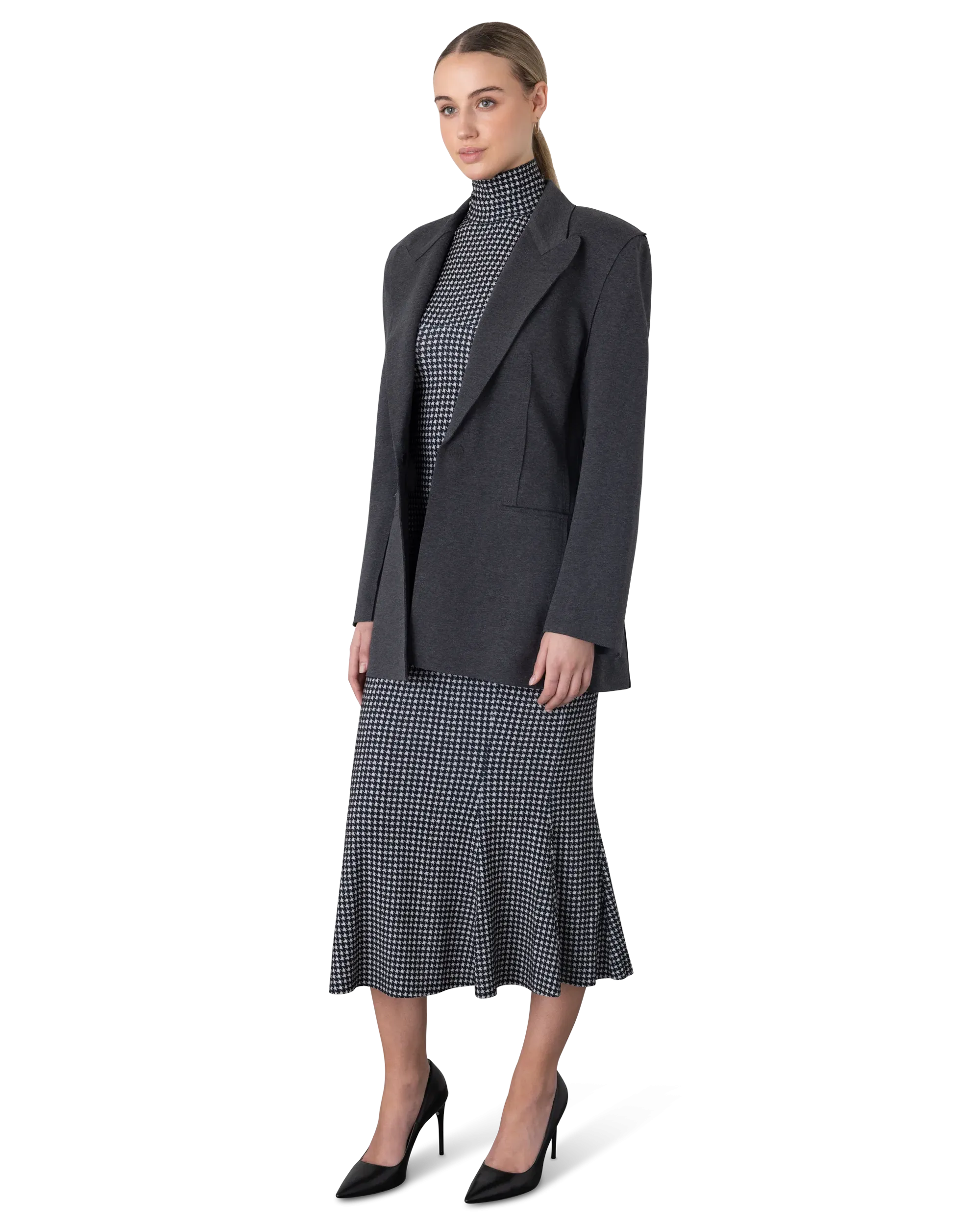 Classic Long Single Breasted Jacket