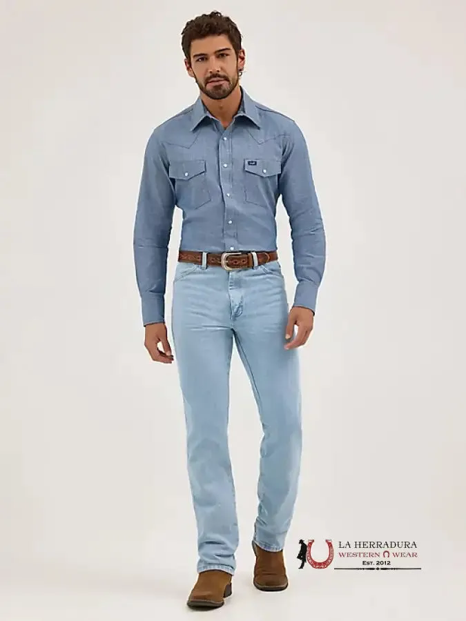 COWBOY CUT® FIRM FINISH LONG SLEEVE WESTERN SNAP SOLID WORK SHIRT - 1699