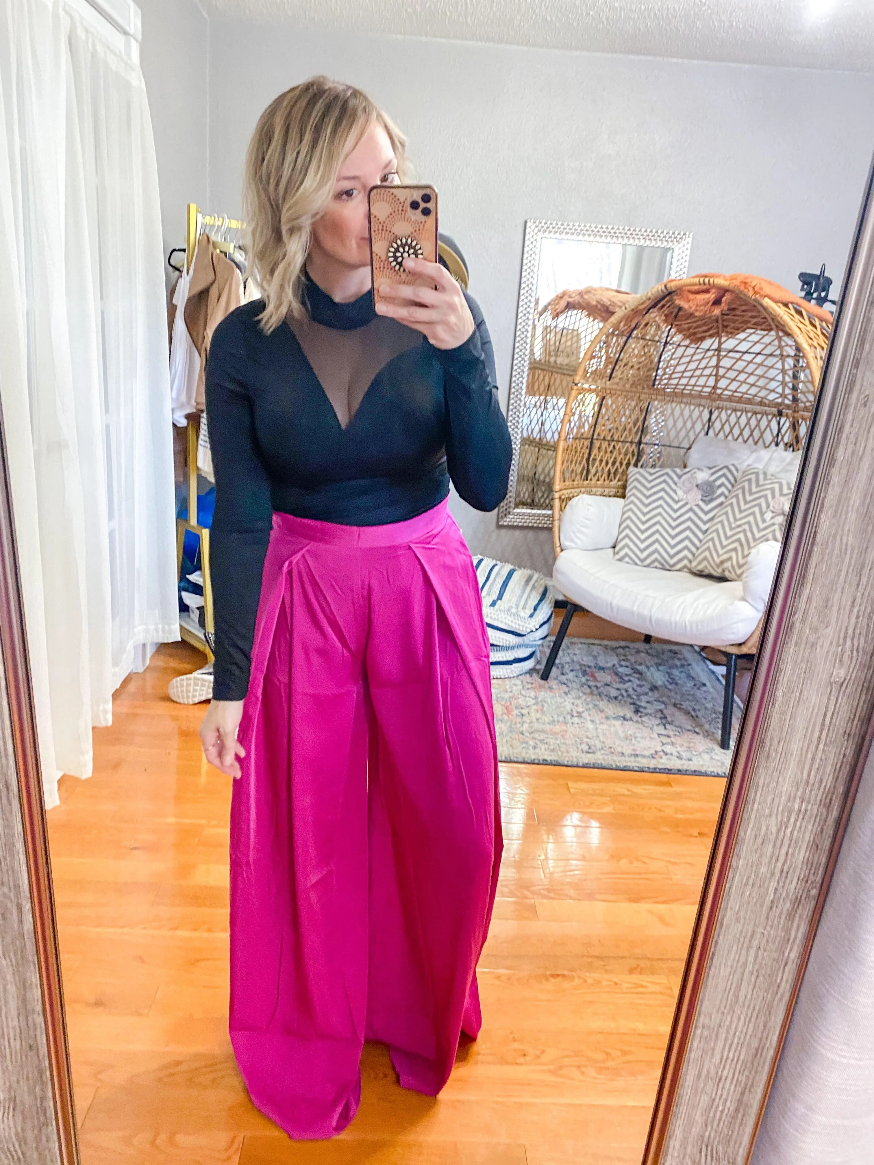 Danielle Pleated Wide Leg Pants
