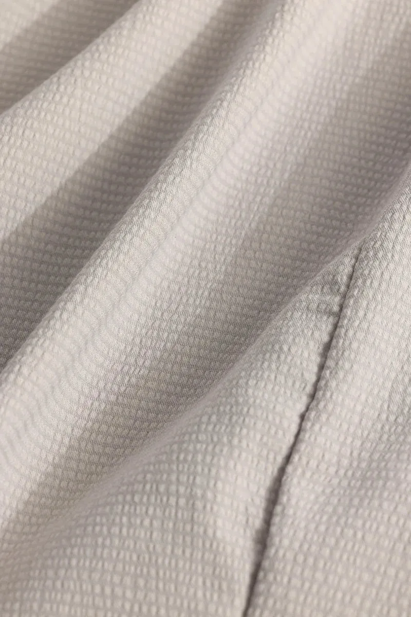 Daphne Off White Textured Shirts