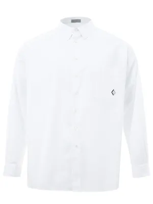 Dior Elegant White Cotton Logo Shirt - Timeless Style