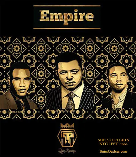 Empire Collection - Regular Fit Black and Gold with Fancy Metallic Pattern Sports Coat