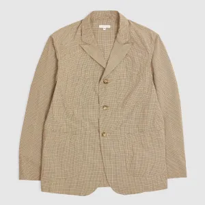 Engineered Garments Mini Tattersall Blazer Jacket Khaki
