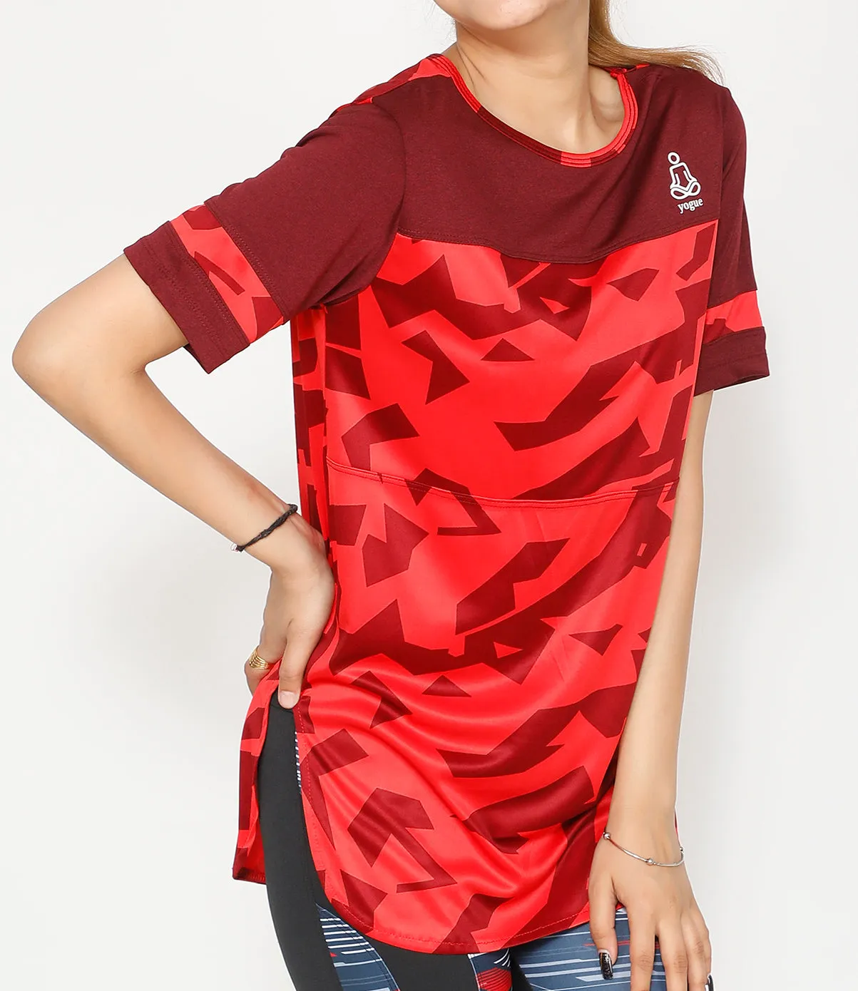 Fiery Red Long T-Shirt