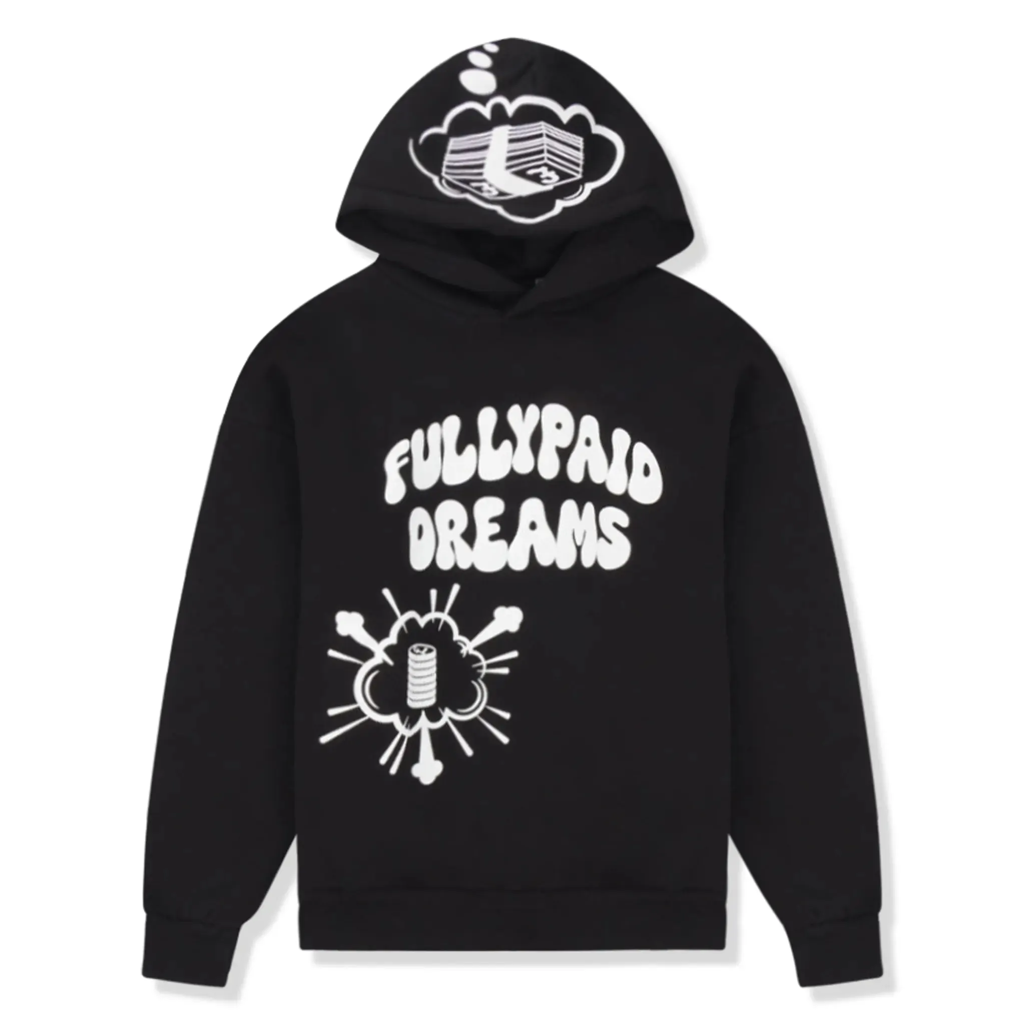 Fully Paid Dreams Black White Hoodie