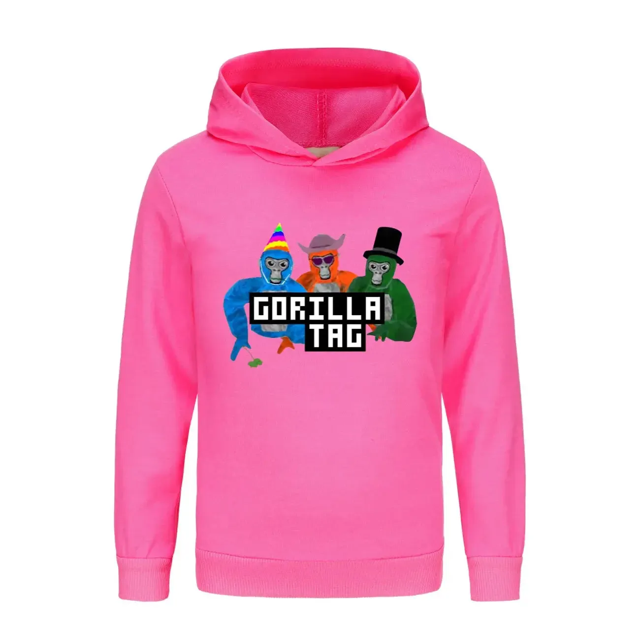 Game Gorilla Tag Hoodie Kids Cartoon Hoodies Children Long Sleeve Coats Toddler Girls Casual Outerwear Baby Boys Sweatshirts