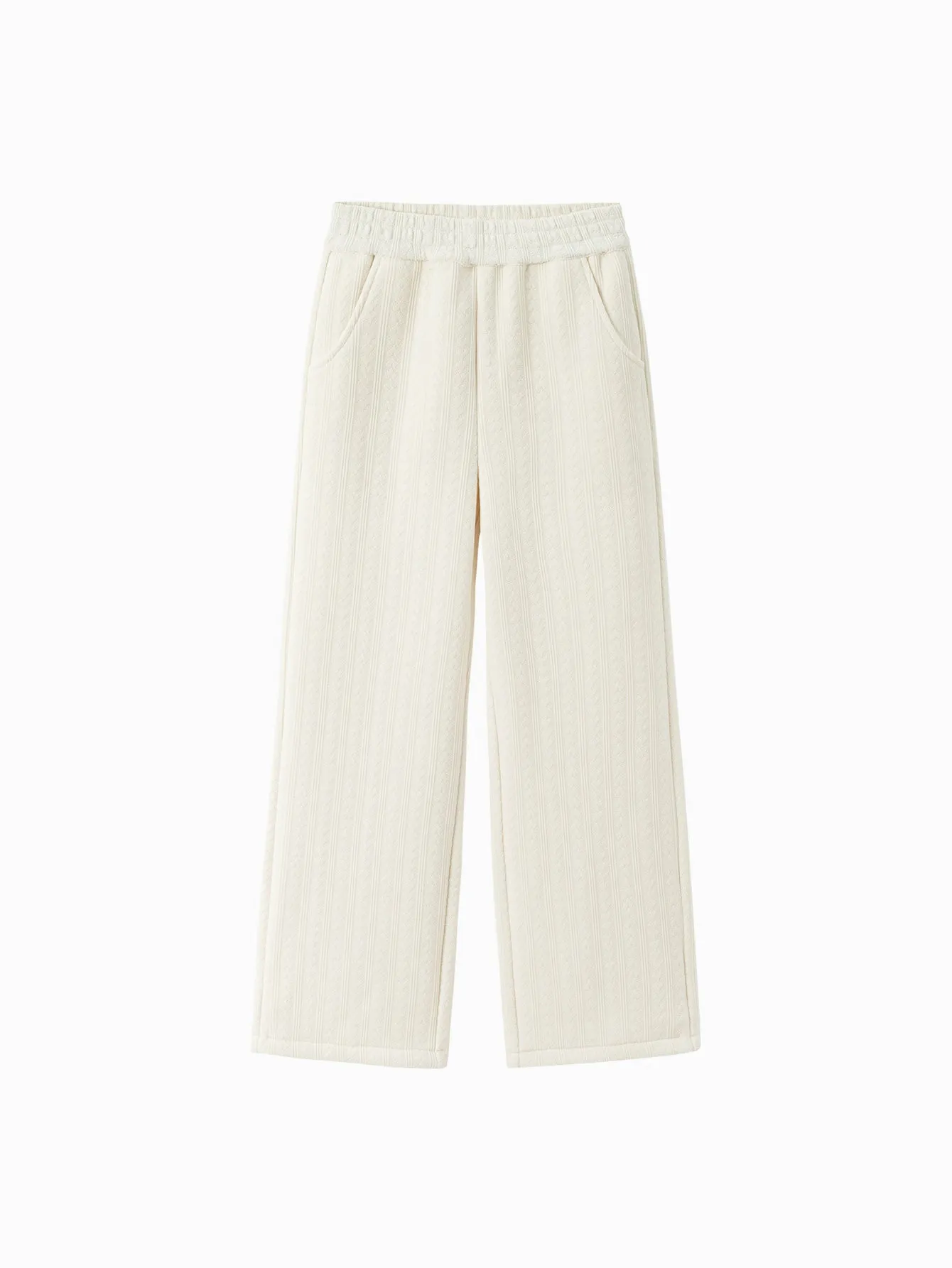 Girl Kid 3D Heart Straight Pants