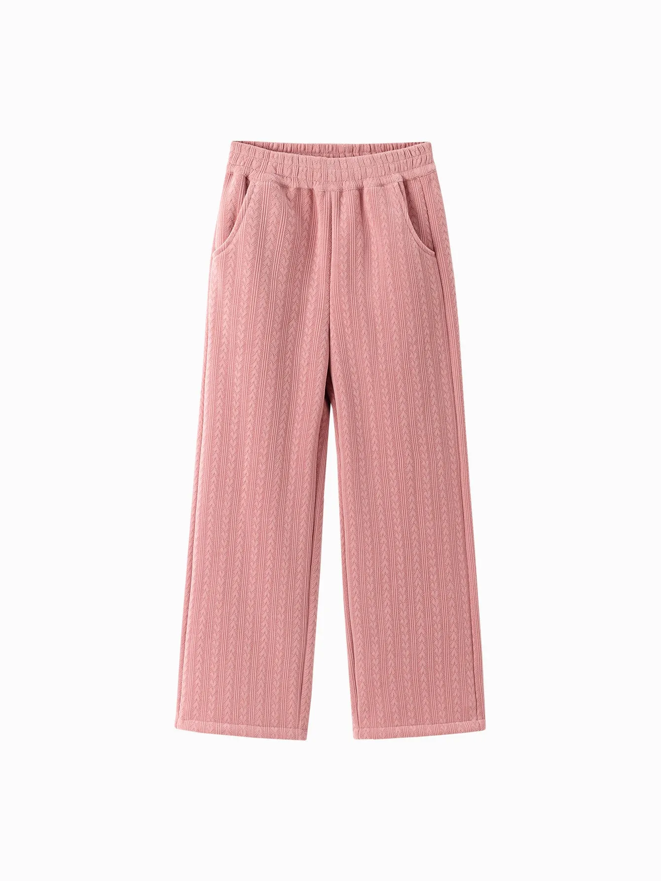 Girl Kid 3D Heart Straight Pants