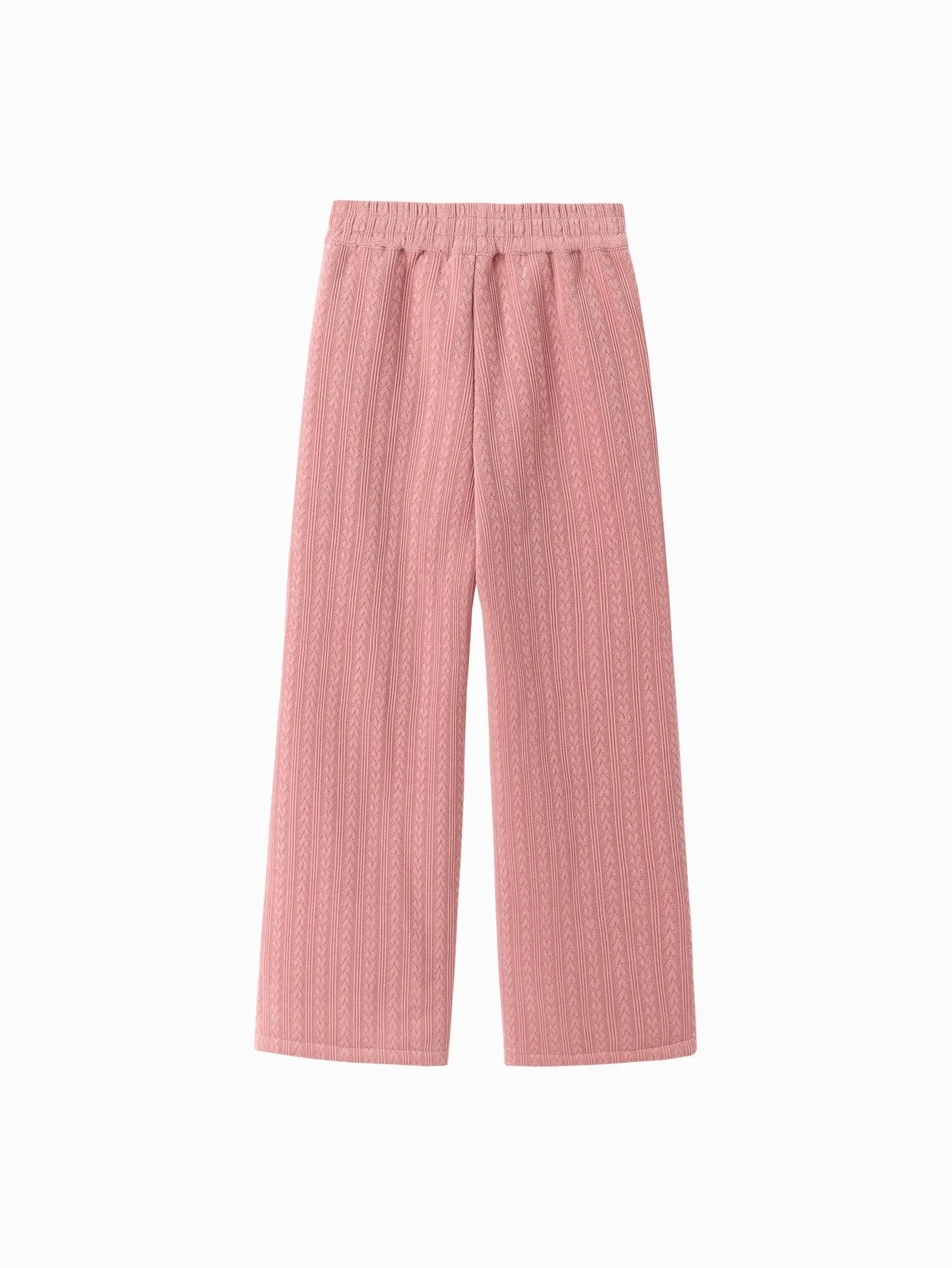Girl Kid 3D Heart Straight Pants