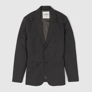 Hansen Two Button Vintage Inspired Cotton Blazer