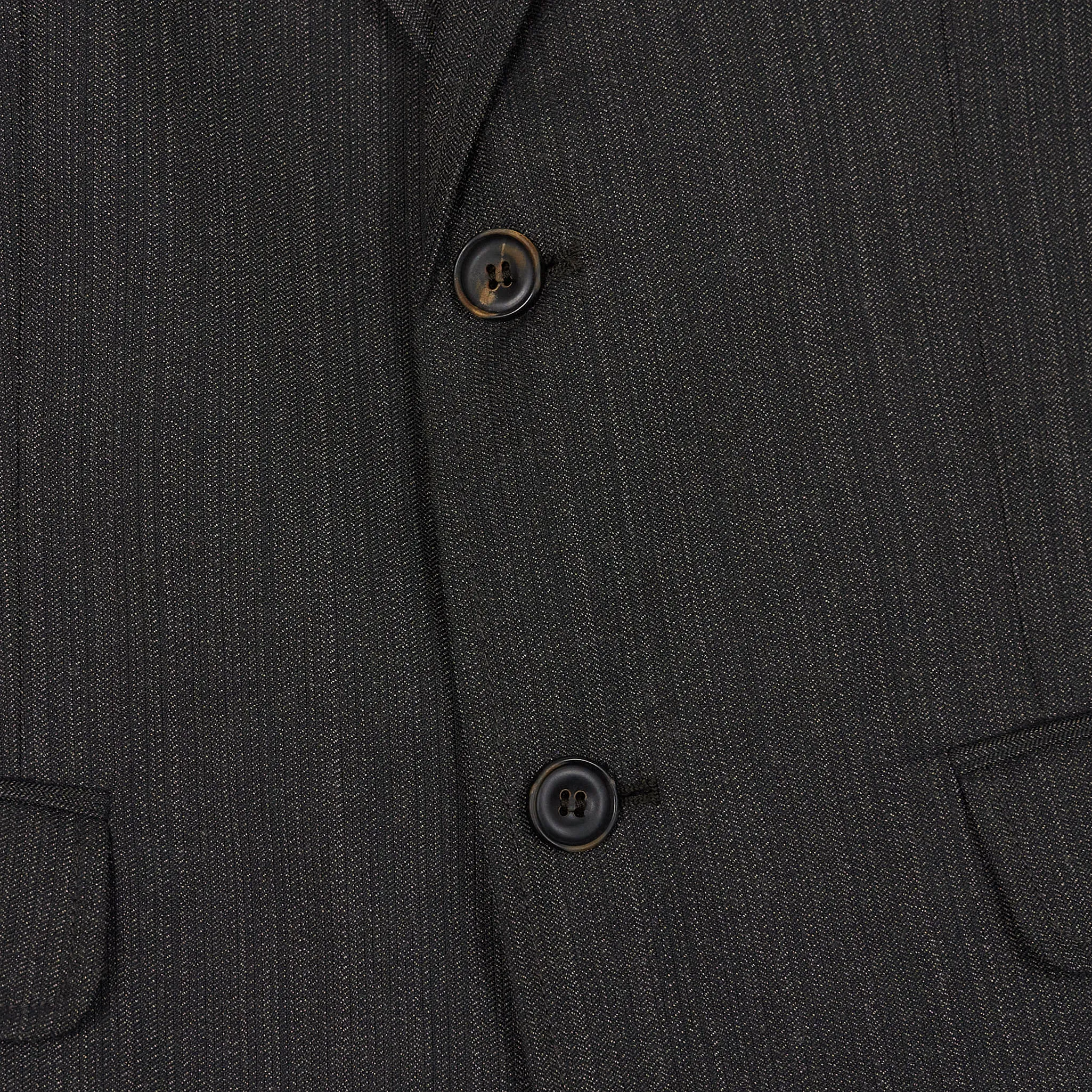 Hansen Two Button Vintage Inspired Cotton Blazer