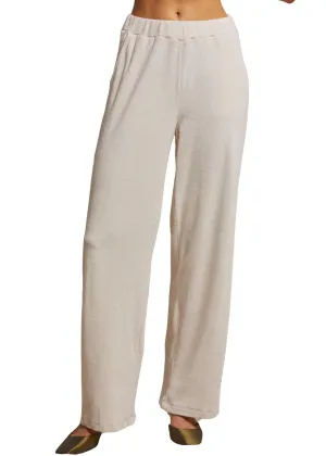 Holly Velour Wideleg Sweatpant